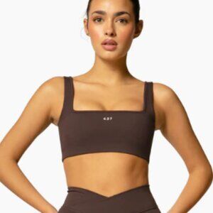 437 The 2-IN-1 Bra / Espresso - X SMALL